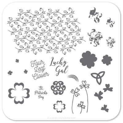 Four Leaf Clover (CjSH-18) - Steel Stamping Plate