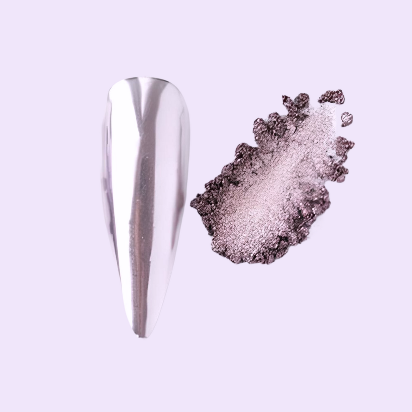 Strawberry Cream – Soft Pastel Pink Champagne Chrome Nail Powder