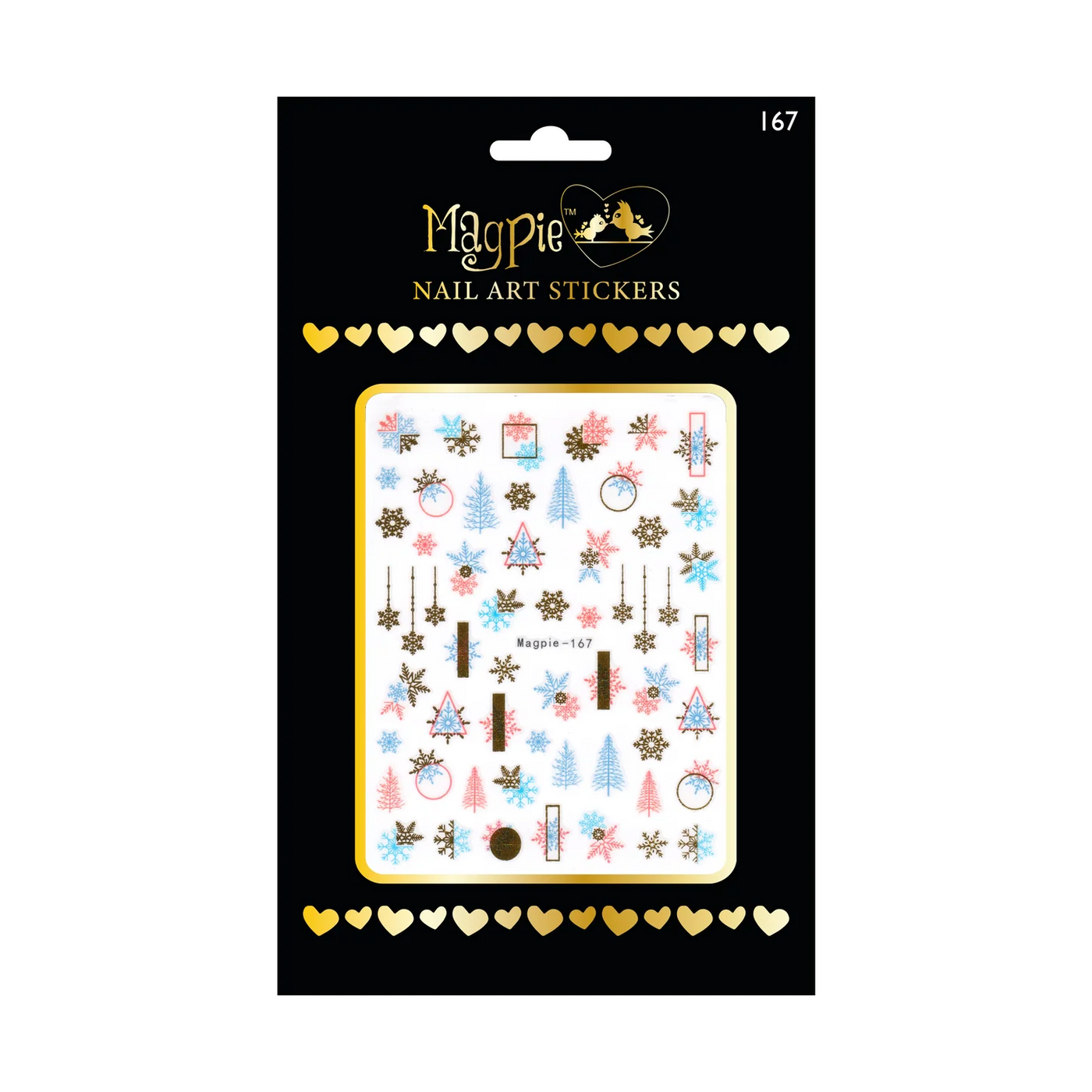 Sticker #167- Festive Trees and Snowflakes