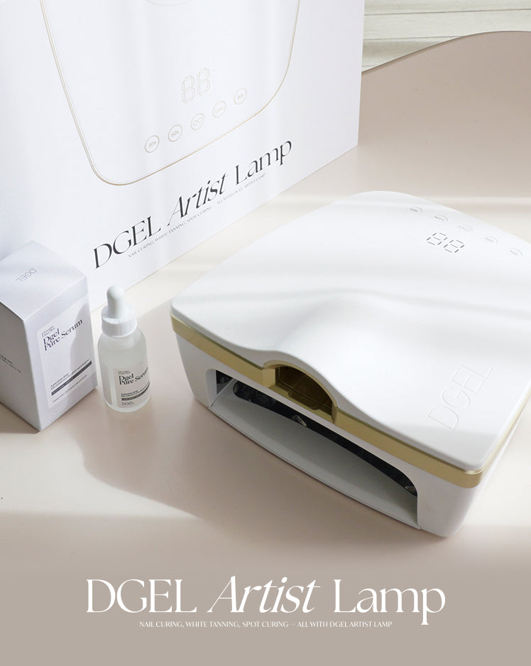 DGEL Artist Lamp セラム・変換器・説明書つき DGEL - Artist Lamp + Adapter & Pure Serum – The Essential Nail Supply