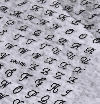 Alphabet Stickers- 4 pack