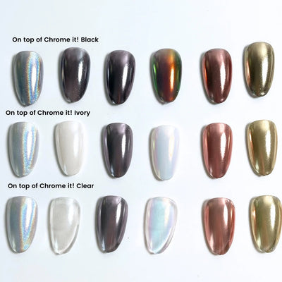 NTT-CC Chrome It! Clear Non-Wipe Gel