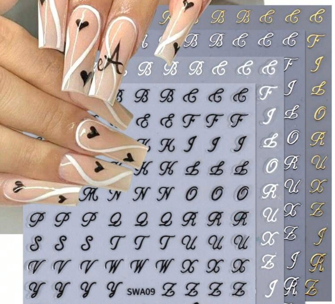 Alphabet Stickers- 4 pack