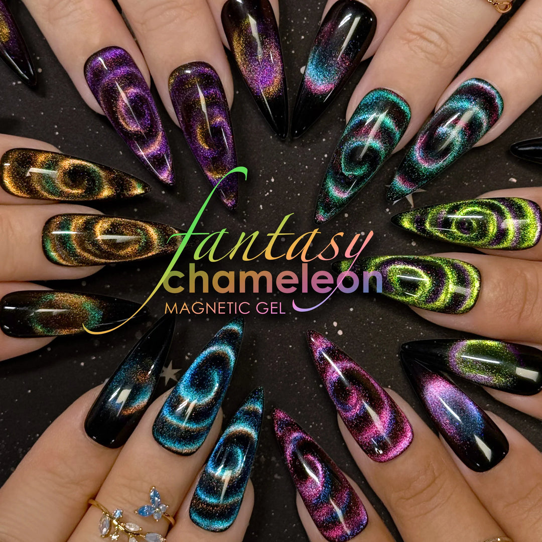 Charme Gel / Cat Eye C61 Athena - Pink Copper Chameleon Gel Polish