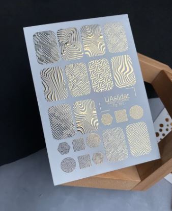 FOIL Nail Wrap Decal / Abstract Nail Art Patterns