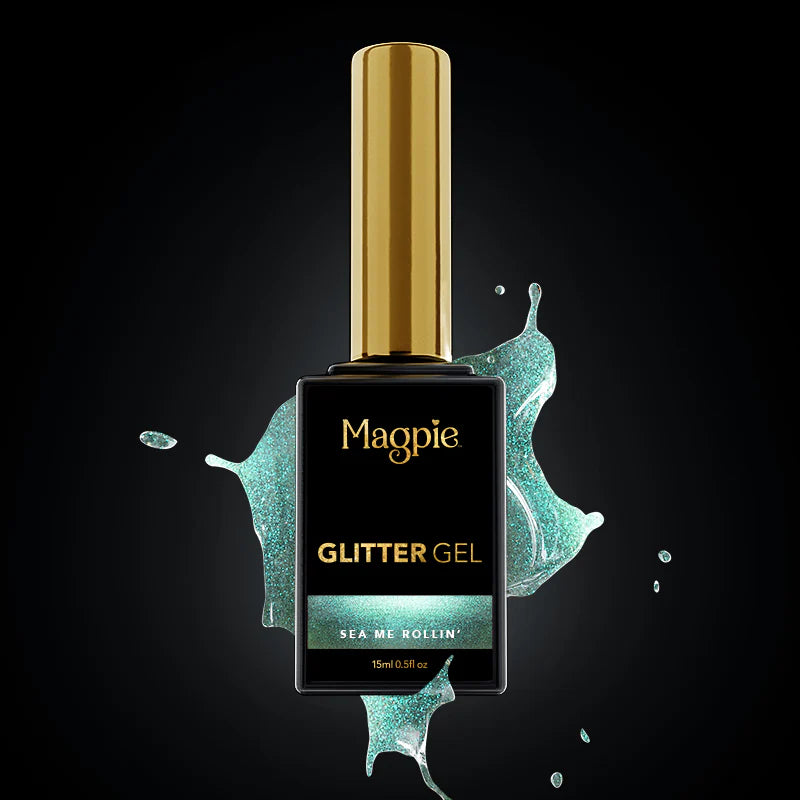 Sea Me Rollin' Glitter Gel – The Essential Nail Supply