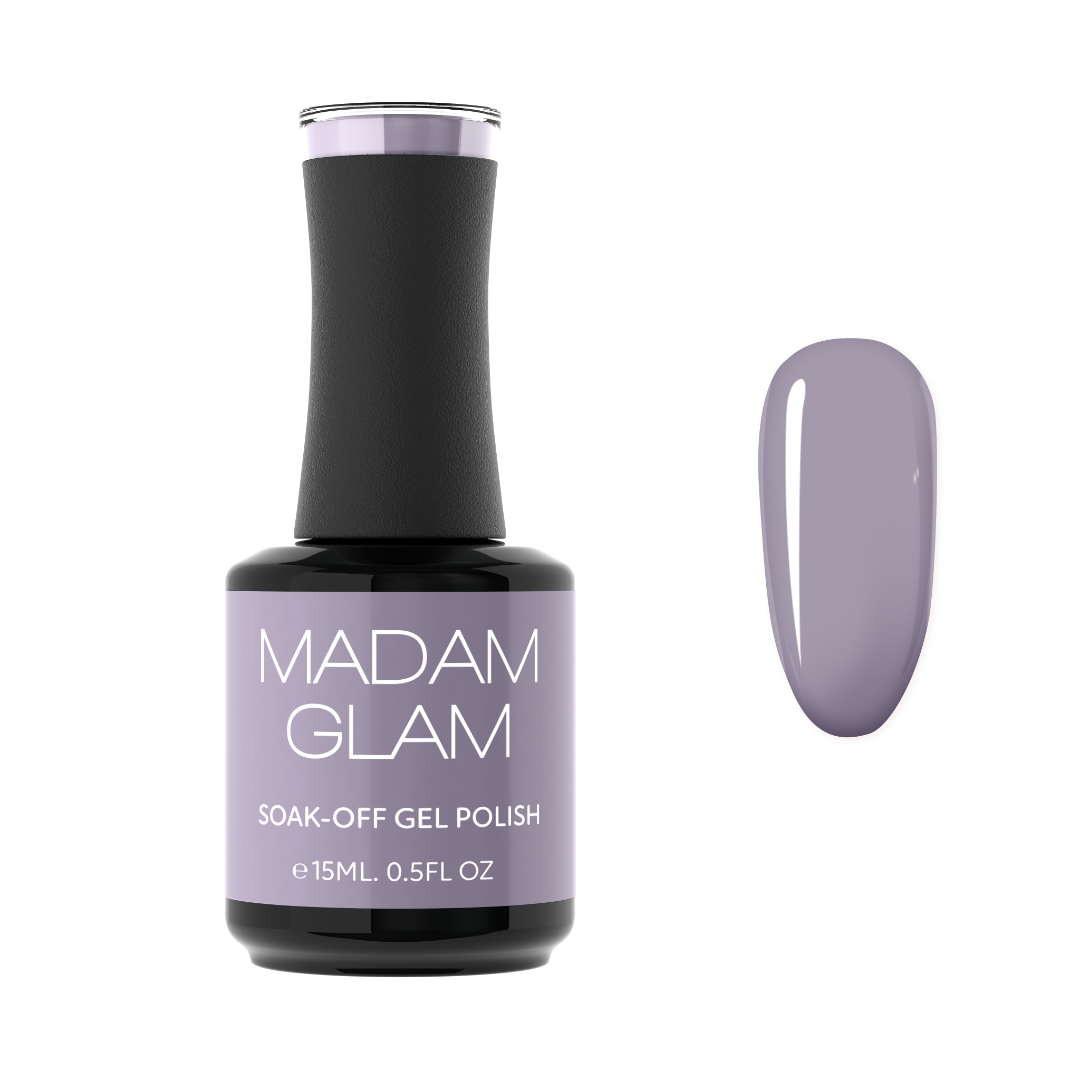 Madam_Glam_Soak_Off_Gel_Creme_Lavendar_Gray_Muted_Monday