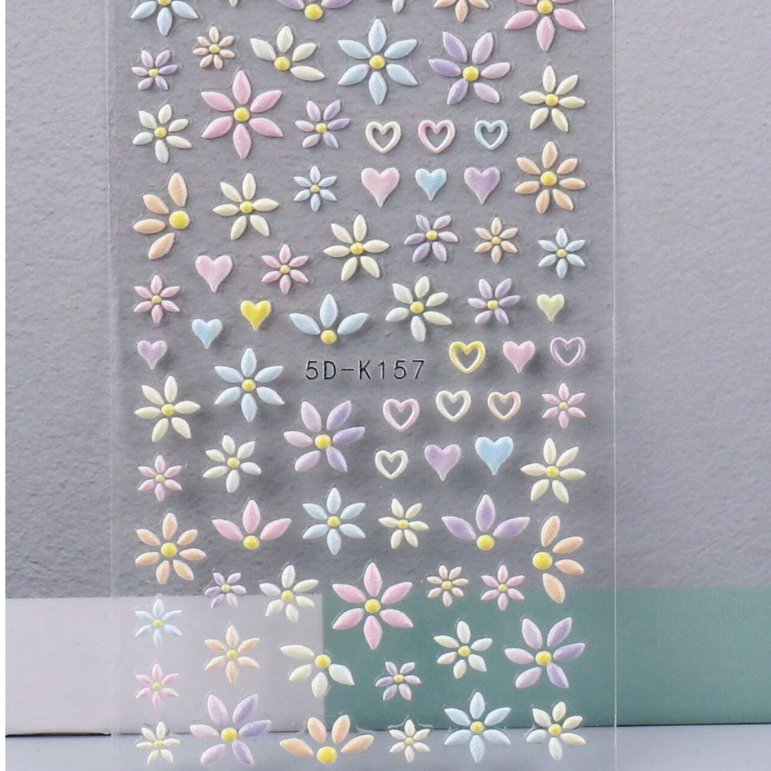 Pastel Daisy Stickers