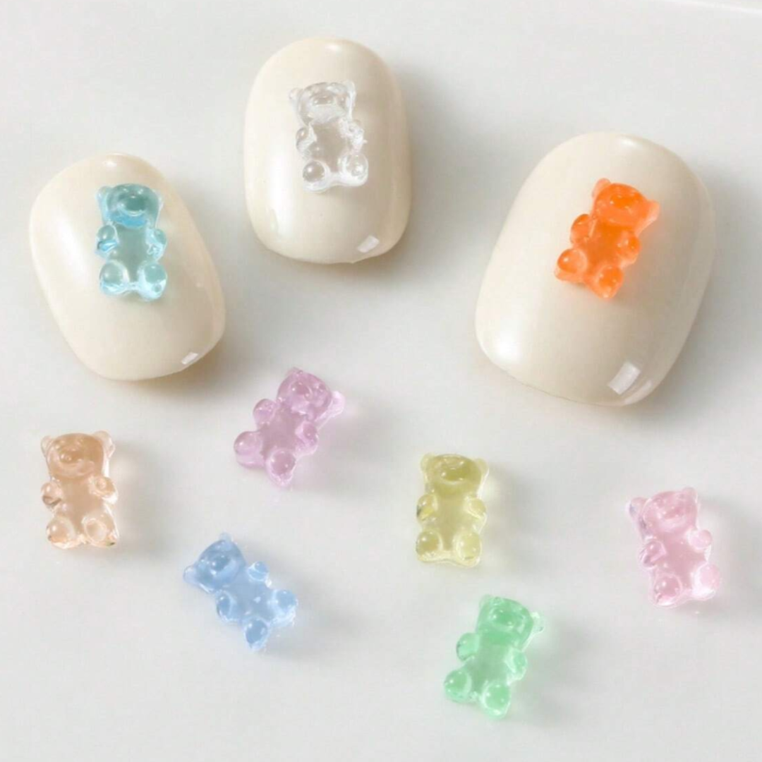 Tiny Gummy Bear Charms- 30 Pk