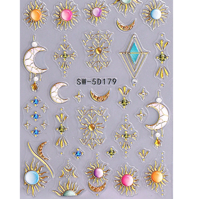 Metallic Bohemian Stickers 2 pk