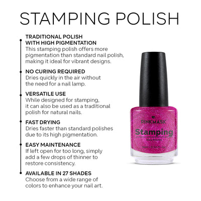 Stamping Polish- Black