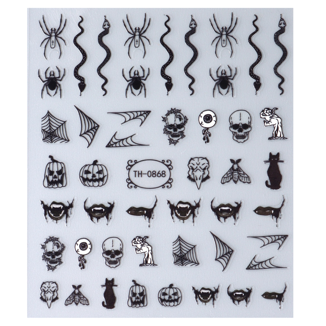 Snakes and Spider Stickers- Glow In the Dark