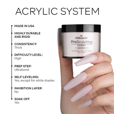 Acrylic Nail Powder - Clear