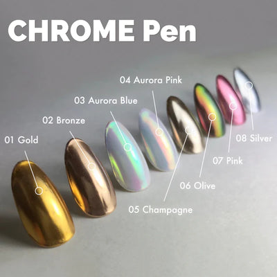 08 Chrome Pen- Silver
