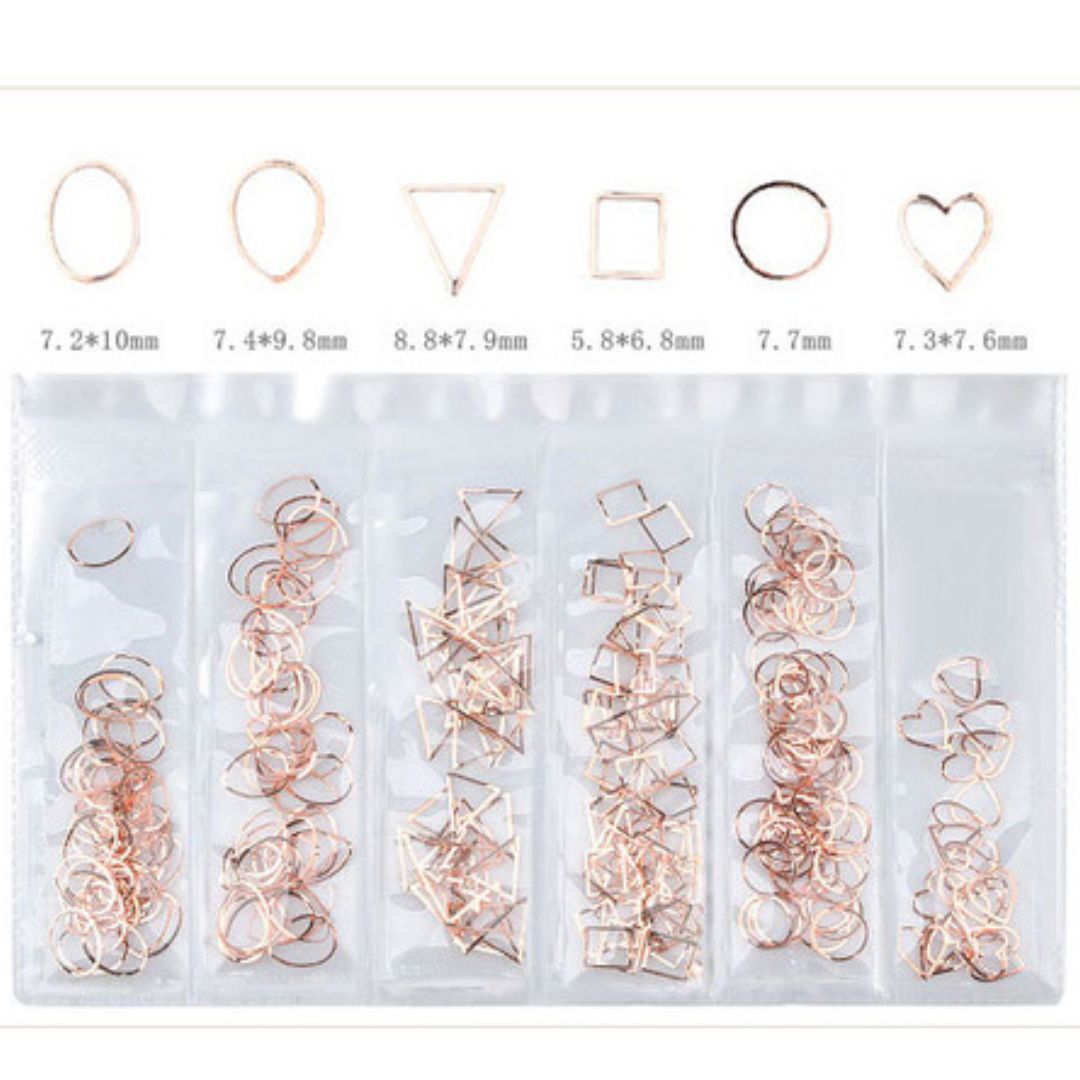 Rose Gold Charm Variety Pack- Frames