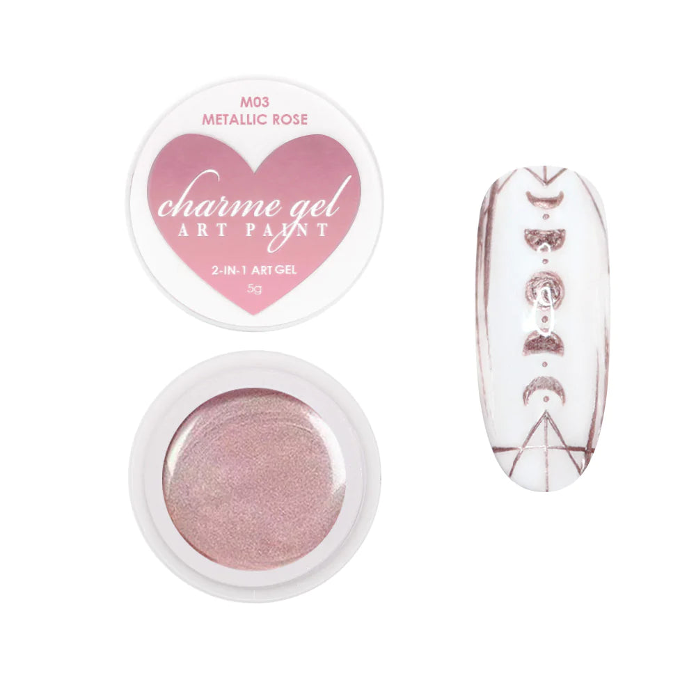 Charme Gel Art Paint / M03 Metallic Rose