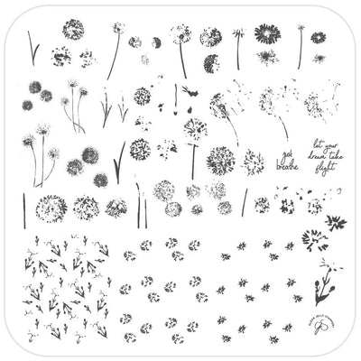 Just Breathe (CjS-156) Steel Stamping Plate