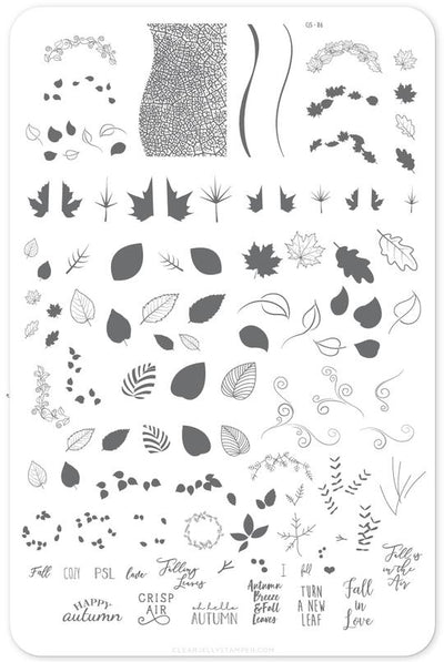 Forever Autumn (CjS-86) Steel Stamping Plate