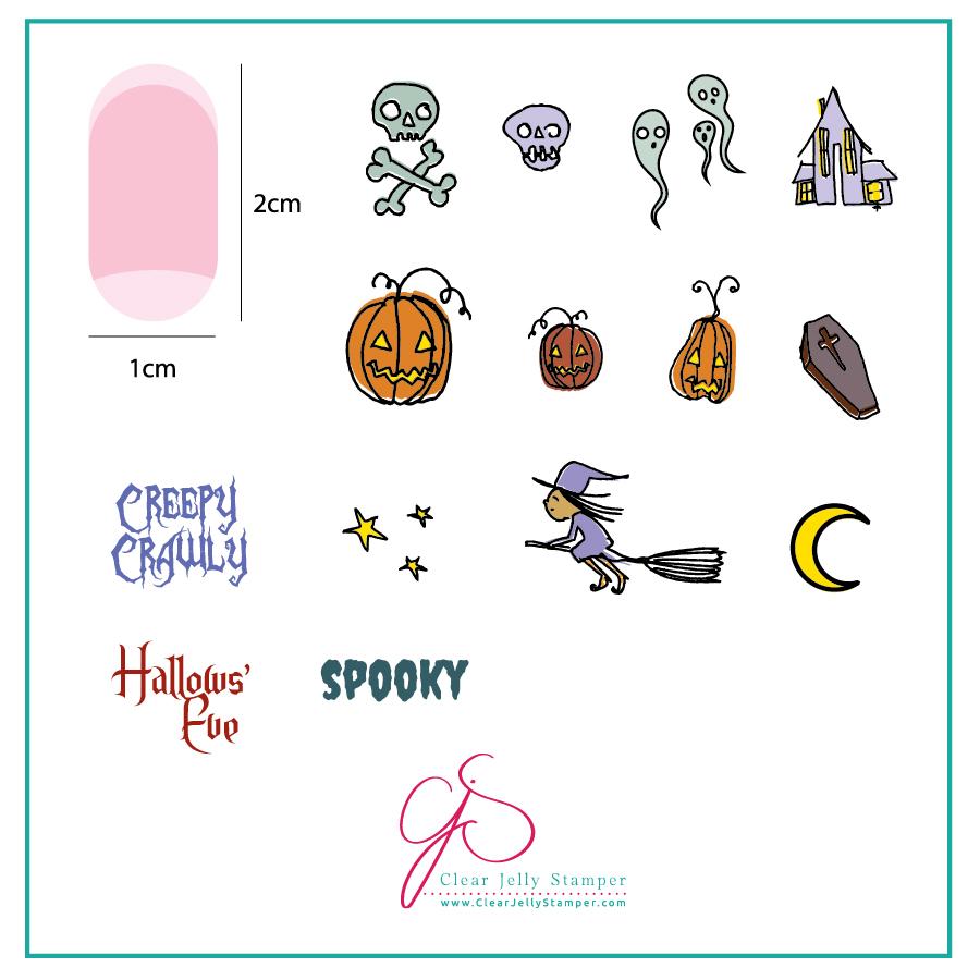 Spooky (CjS-H-05) - Steel Stamping Plate