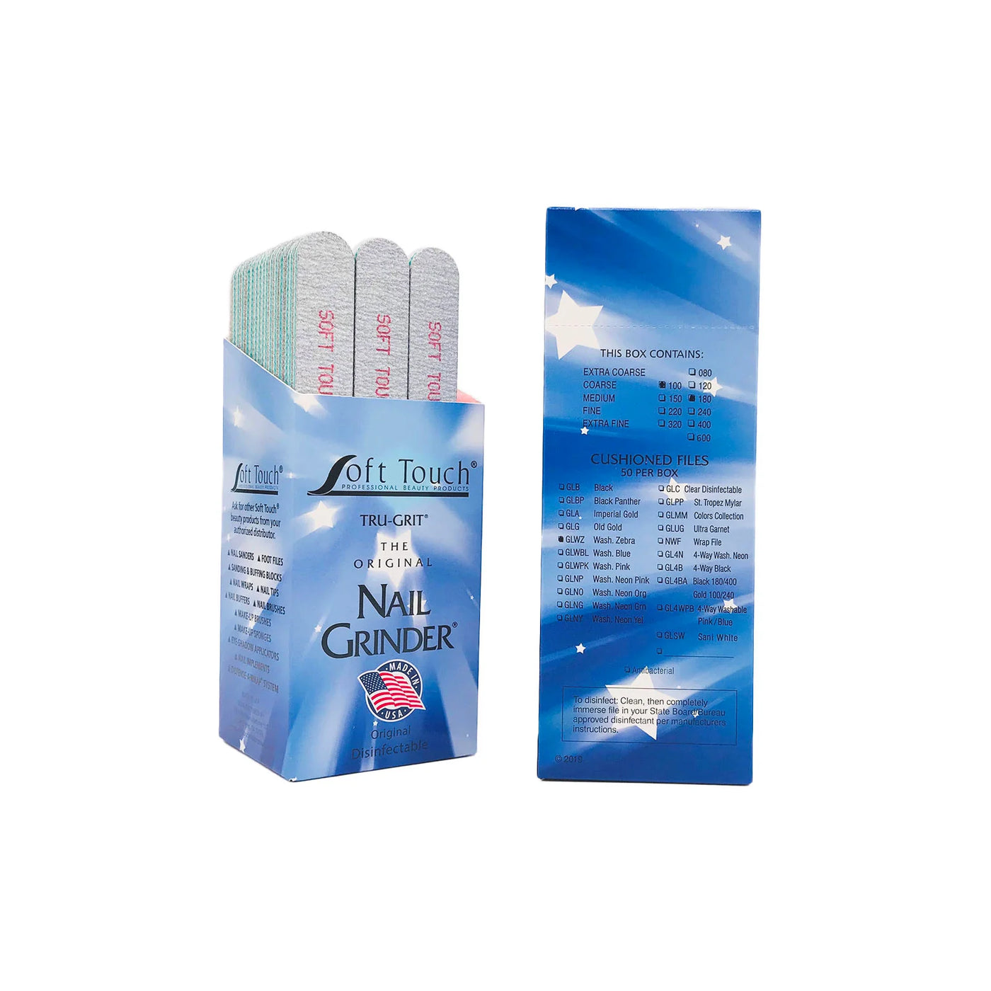 7" Zebra Cushion Nail File X-Coarse 080