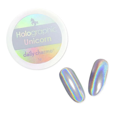 Holographic Silver Unicorn Powder